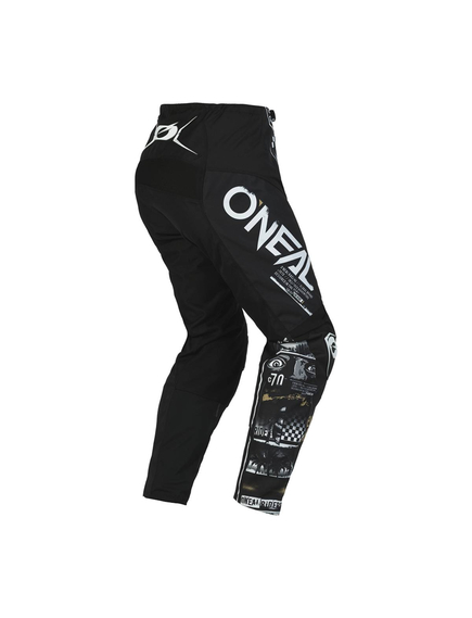 Pantaloni Ciclism Copii O'Neal Element Attack V.23 - 22 (5/6), Negru-Alb, Marime produs: 22, imaginea nr. 2