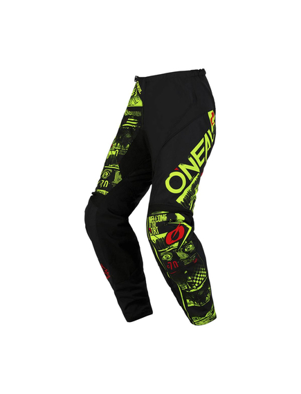 Pantaloni Ciclism O'Neal Element Attack V.23 - 42/58, Negru-Galben Neon