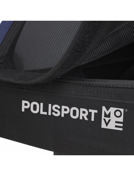 Remorca Carucior Transport Copii Bicicleta Polisport - Albastru, imaginea nr. 6