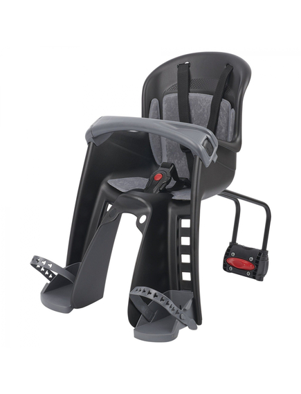 Scaun Bicicleta Copii Polisport Bilby Junior FF - Maro-Gri, Culoare produs: Maro/Gri