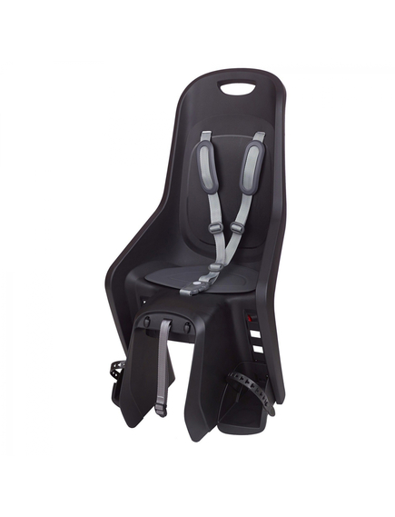 Scaun Bicicleta Copii Polisport Bubbly Maxi Plus CFS - Negru-Gri, Culoare produs: Negru/Gri
