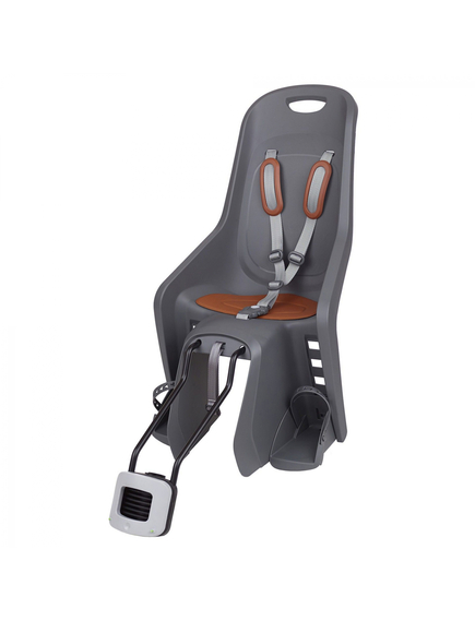 Scaun Bicicleta Copii Polisport Bubbly Maxi Plus FF 29 inch - Gri-Maro, Culoare produs: Gri/Maro