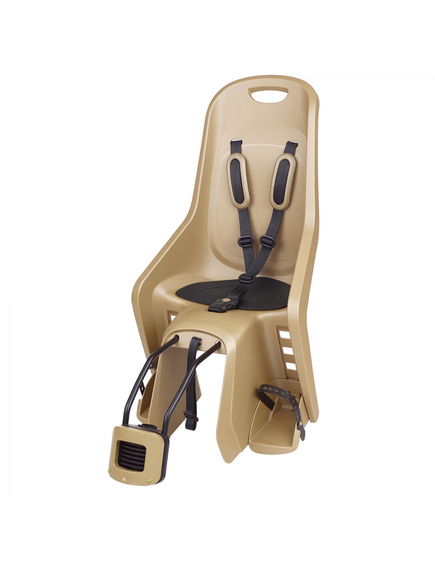 Scaun Bicicleta Copii Polisport Bubbly Maxi Plus FF - Auriu-Negru, Culoare produs: Auriu/Negru