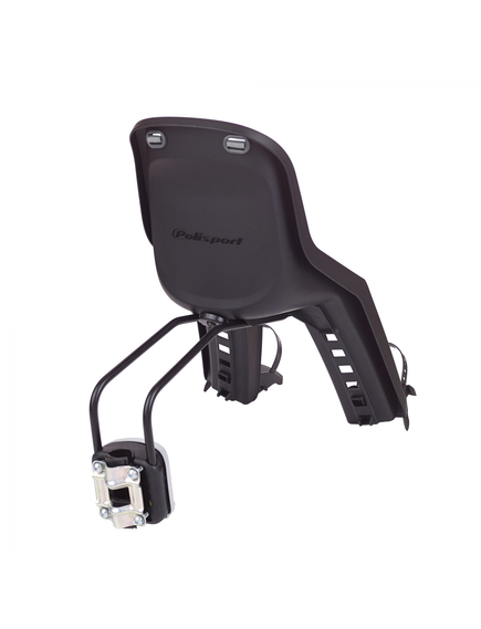 Scaun Bicicleta Copii Polisport Bubbly Mini Plus FF - Negru-Gri, Culoare produs: Negru/Gri, imaginea nr. 5