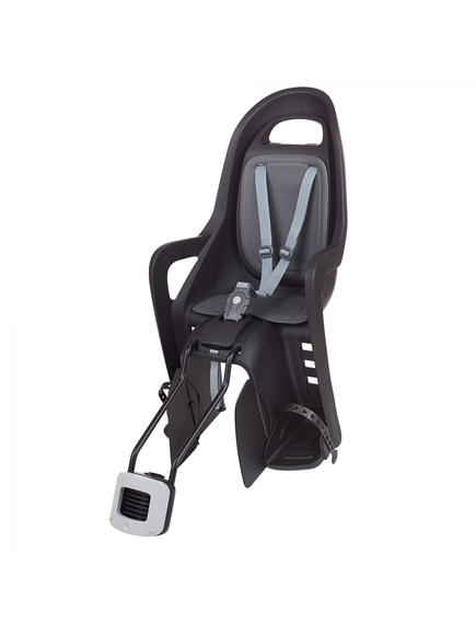Scaun Bicicleta Copii Polisport Groovy Maxi FF 29 inch - Negru-Gri, Culoare produs: Negru/Gri