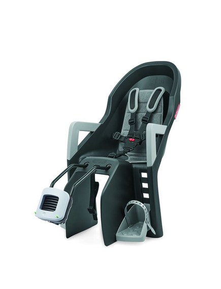 Scaun Bicicleta Copii Polisport Guppy Maxi+ FF - Gri-Argintiu, Culoare produs: Gri/Argintiu