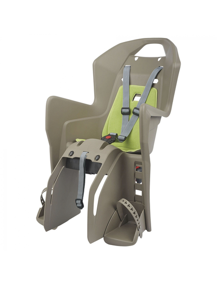 Scaun Bicicleta Copii Polisport Koolah CFS - Maro-Verde, Culoare produs: Maro/Verde