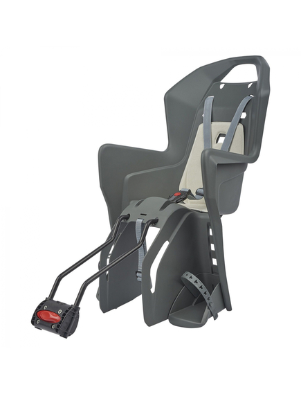 Scaun Bicicleta Copii Polisport Koolah FF 29 inch - Gri-Crem, Culoare produs: Gri/Crem
