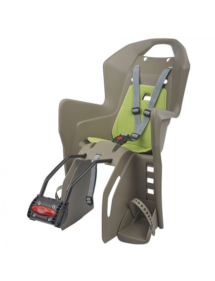Scaun Bicicleta Copii Polisport Koolah FF - Maro-Verde, Culoare produs: Maro/Verde