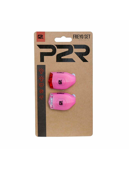 Set Lumini Bicicleta P2R Freyo - Roz, Culoare produs: Roz, imaginea nr. 2