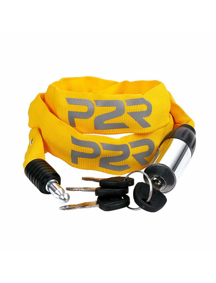 Antifurt Bicicleta P2R AVENIR - 4x650 mm, Galben, Culoare produs: Galben