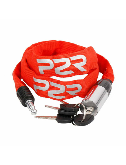Antifurt Bicicleta P2R AVENIR - 4x1100 mm, Rosu, Culoare produs: Rosu