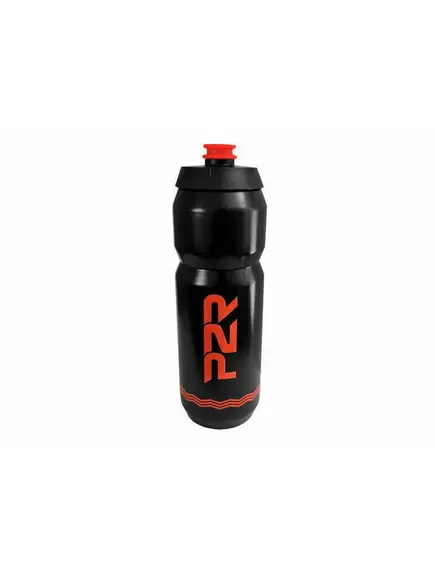 Bidon Apa pentru ciclism P2R Aquila 750 ml, Negru-Rosu, Culoare produs: Negru/Rosu