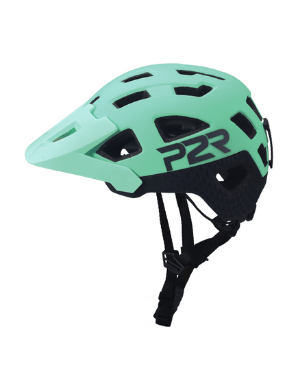 Casca Ciclism P2R FORTEX - 55-58 cm, S-M, Turcoaz-Gri, Culoare produs: Turcoaz/Gri, Marime produs: S-M, imaginea nr. 2