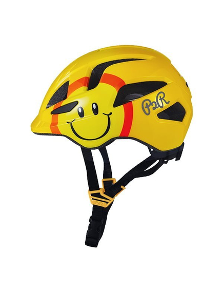 Casca Ciclism Copii P2R MASCOT - 48-52 cm, XS, Galben, Culoare produs: Galben, Marime produs: XS, imaginea nr. 2