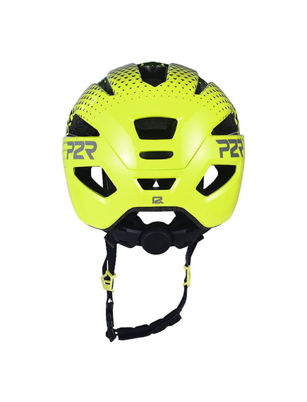 Casca Ciclism Copii P2R MASCOT - 52-56 cm, S, Verde inchis-Galben, Culoare produs: Verde, Marime produs: S, imaginea nr. 4