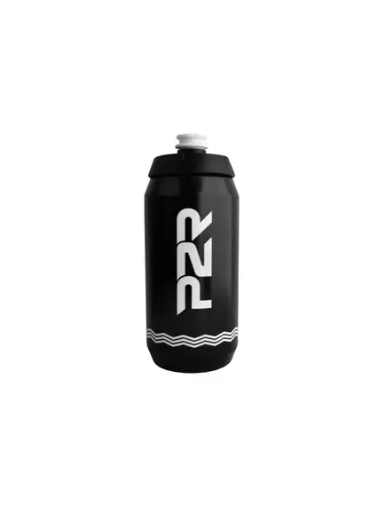 Bidon Apa pentru ciclism P2R Aquila 550 ml, Negru-Alb, Culoare produs: Negru/Alb