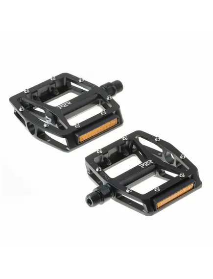 Pedale Mtb/Bmx Alu P2R Flatman 20 Spr, Negru