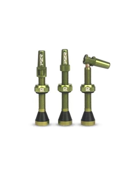 Valva Tubeless bicicleta P2R FR-11C, AL, 46mm, Verde, Culoare produs: Verde