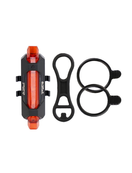 Luminator spate bicicleta P2R Spectic 08, 5 Led - Negru, imaginea nr. 4