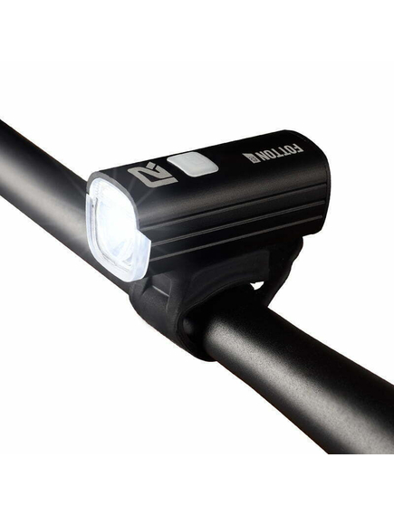 Far Fata Bicicleta P2R FOTTON 400 (USB) - Negru, 1200 mAh