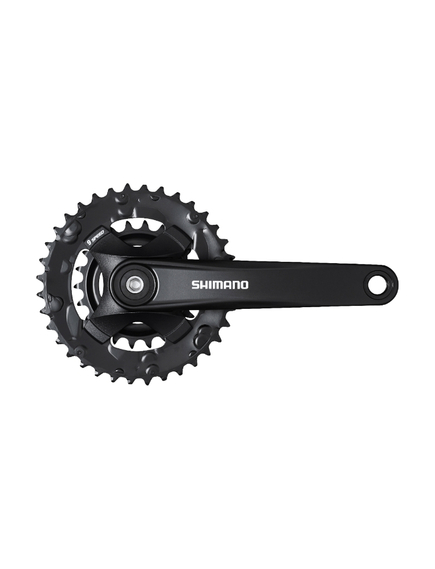Angrenaj pedalier Shimano Altus FC-MT101-2, 2x9 viteze, Negru