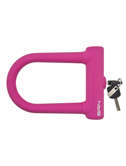 Antifurt Bicicleta BRN Tip U - 76x128, Roz
