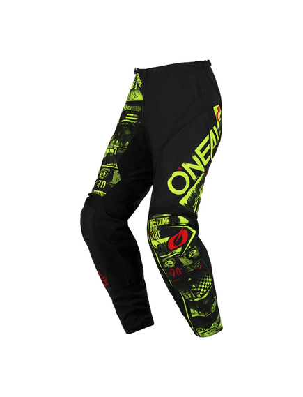 Pantaloni Ciclism O'Neal Element Attack V.23 - 32/48, Negru-Galben Neon