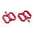 Pedale P2R Flatman 50, 3SB - Rosu