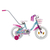 Bicicleta Copii Polar 2024 Unicorn baby - 14 Inch, Albastru-Roz
