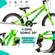 Bicicleta Copii DHS Sonic - 20 Inch, Verde Bicicleta Copii DHS Sonic - 20 Inch, Verde