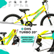 Bicicleta Copii DHS Turbo - 20 Inch, Verde Bicicleta Copii DHS Turbo - 20 Inch, Verde