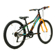 Bicicleta Copii DHS Turbo - 24 Inch, Negru-Portocaliu