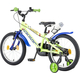Bicicleta Copii Polar 2024 Football - 18 Inch, Verde-Albastru
