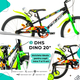 Bicicleta Copii DHS Dino - 20 Inch, Negru