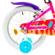 Bicicleta Copii DHS Icecream - 18 Inch, Roz