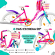 Bicicleta Copii DHS Icecream - 20 Inch, Roz Bicicleta Copii DHS Icecream - 20 Inch, Roz