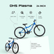 Bicicleta Copii DHS Plasma - 24 Inch, Albastru Bicicleta Copii DHS Plasma - 24 Inch, Albastru