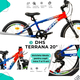 Bicicleta Copii Dhs Terrana 2023 - 20 Inch, Albastru/Rosu Bicicleta Copii Dhs Terrana 2023 - 20 Inch, Albastru/Rosu