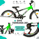 Bicicleta Copii Dhs Terrana 2023 - 20 Inch, Negru/Verde Bicicleta Copii Dhs Terrana 2023 - 20 Inch, Negru/Verde