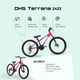 Bicicleta Copii Dhs Terrana 2423 - 24 Inch, Violet/Roz