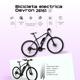 Bicicleta Electrica Devron 28161 - 28 Inch, 490mm, Negru