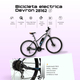 Bicicleta Electrica Devron 28162 - 28 Inch, L, Gri Bicicleta Electrica Devron 28162 - 28 Inch, L, Gri