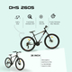 Bicicleta Mtb Dhs 2605 - 26 inch, M, Negru/Rosu Bicicleta Mtb Dhs 2605 - 26 inch, M, Negru/Rosu