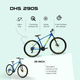 Bicicleta Mtb Dhs 2905 - 29 inch, M, Albastru-Galben Bicicleta Mtb Dhs 2905 - 29 inch, M, Albastru-Galben