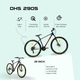 Bicicleta Mtb Dhs 2905 - 29 inch, M, Indigo/Rosu Bicicleta Mtb Dhs 2905 - 29 inch, M, Indigo/Rosu