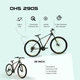 Bicicleta Mtb Dhs 2905 - 29 inch, M, Negru-Rosu
