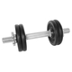 Gantera - 8 Kg, Set 4 Discuri, Negru-Argintiu Gantera - 8 Kg, Set 4 Discuri, Negru-Argintiu