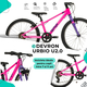 Bicicleta Copii Devron Urbio U2.0 Super Light - 20 Inch, Roz-Mov