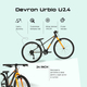 Bicicleta Copii Devron Urbio U2.4 Super Light - 24 Inch, Gri-Portocaliu Bicicleta Copii Devron Urbio U2.4 Super Light - 24 Inch, Gri-Portocaliu